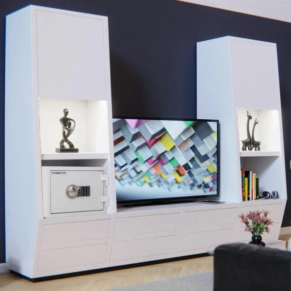 Rottner feuersicherer Dokumententresor S2 Fire Safe 30 Elektronikschloss grau T06016